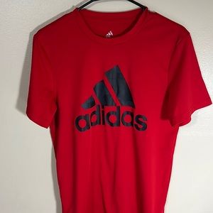 Red Adidas sport shirt